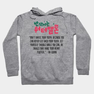 Twinkling Watermelon Korean Drama Quote Hoodie